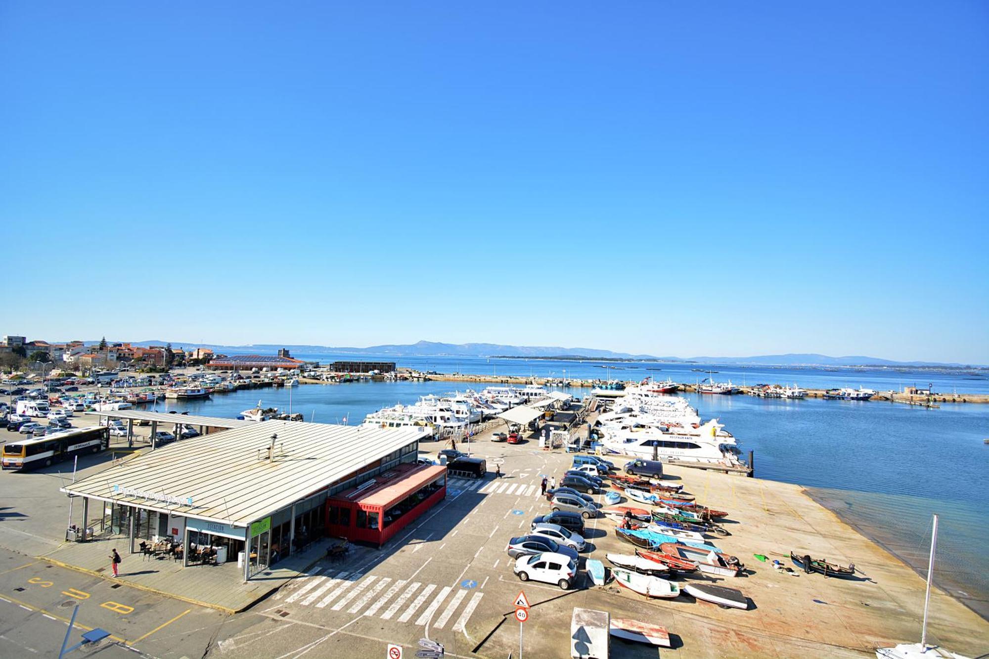 Apartamento Con Terraza Frente Al Mar En O Grove Exteriér fotografie
