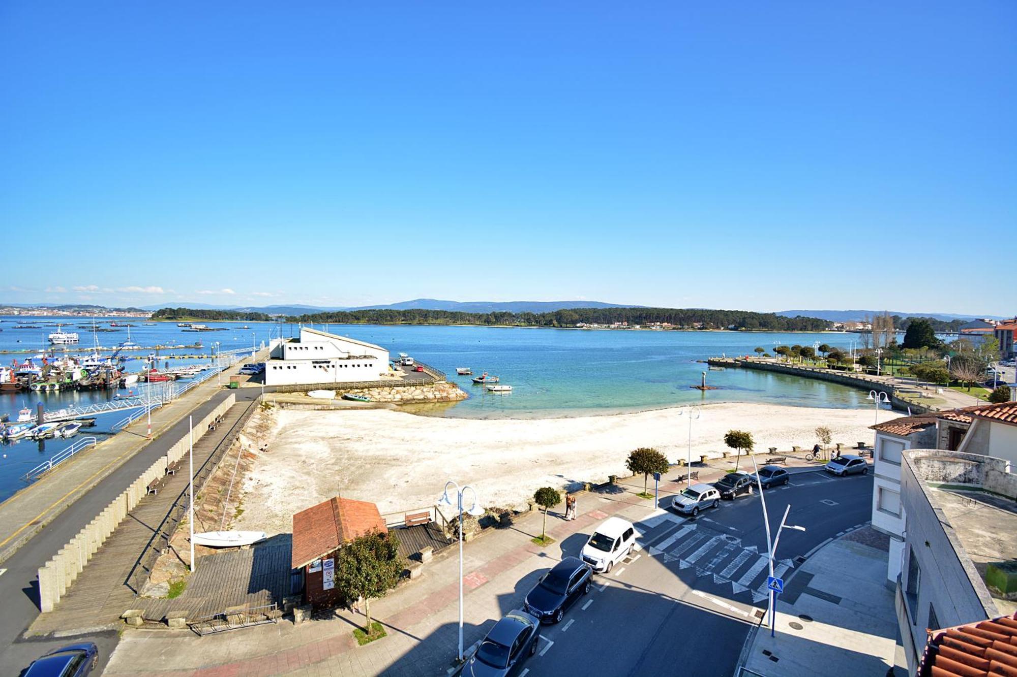 Apartamento Con Terraza Frente Al Mar En O Grove Exteriér fotografie